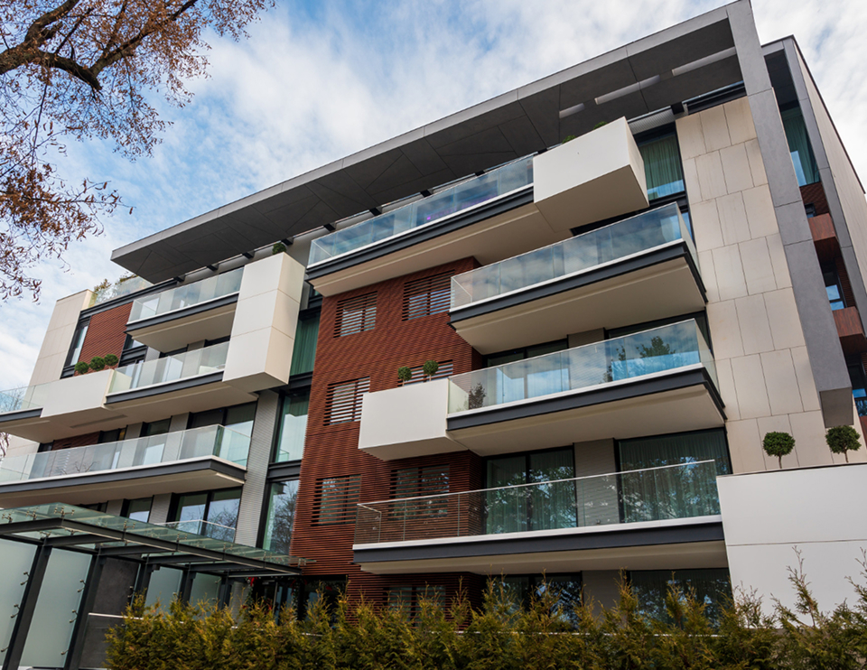 the  villa overlooks dramatic mountainous scenery